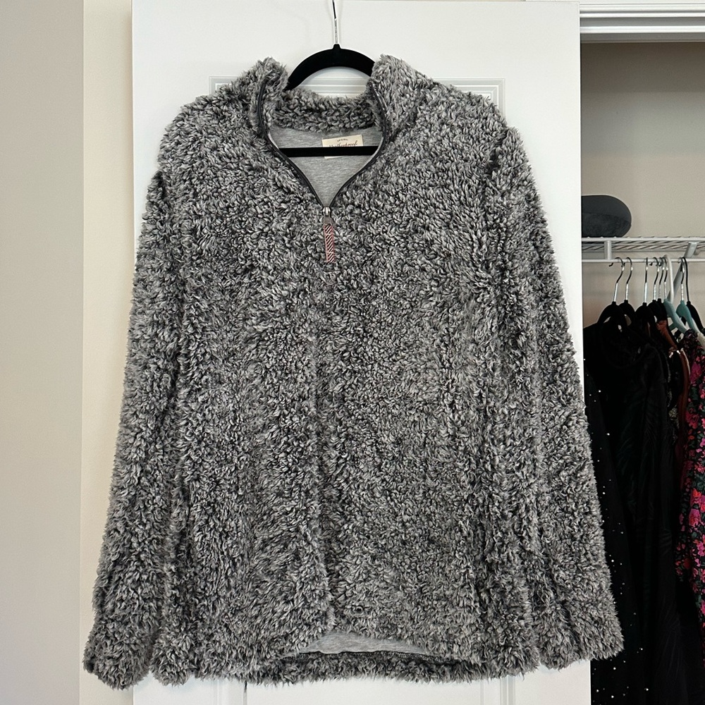 Sherpa Quarter Zip Sweater